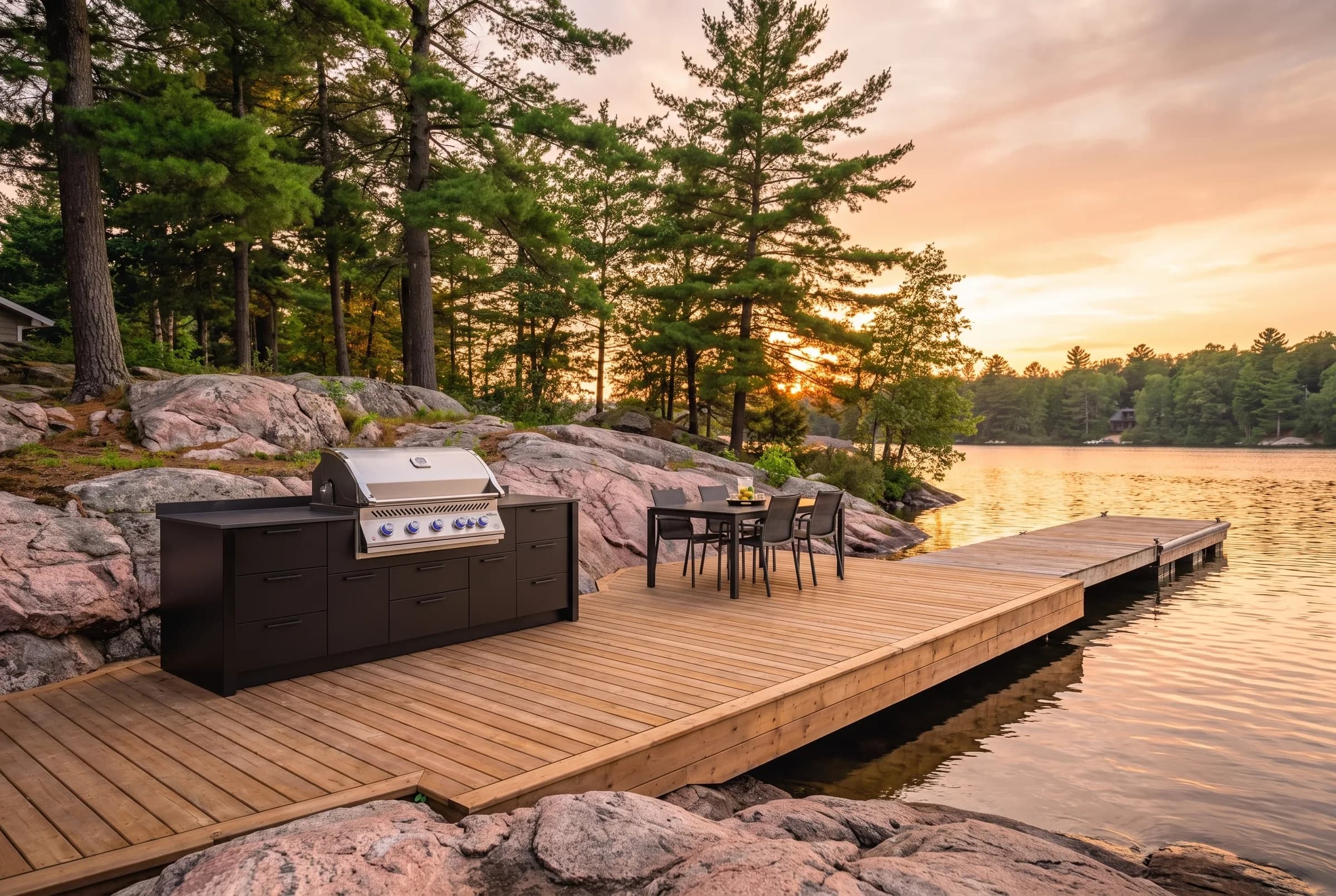 Rendering — right on the lake in Ontario