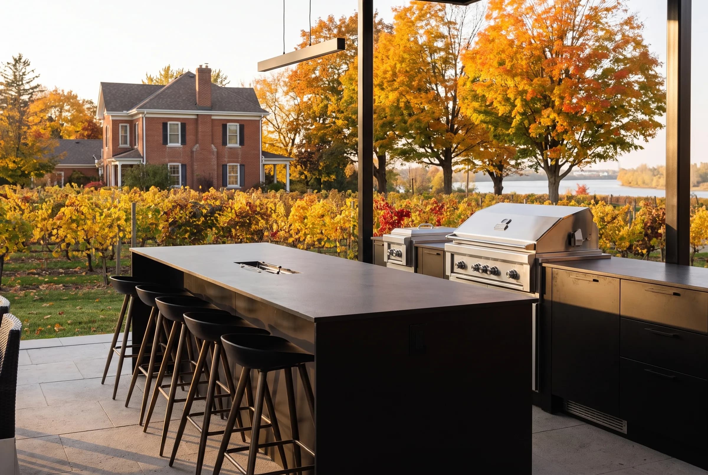 Rendering — near the water, wine country in Ontario